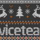 Serviceteam IT logo styled as knitted jumper